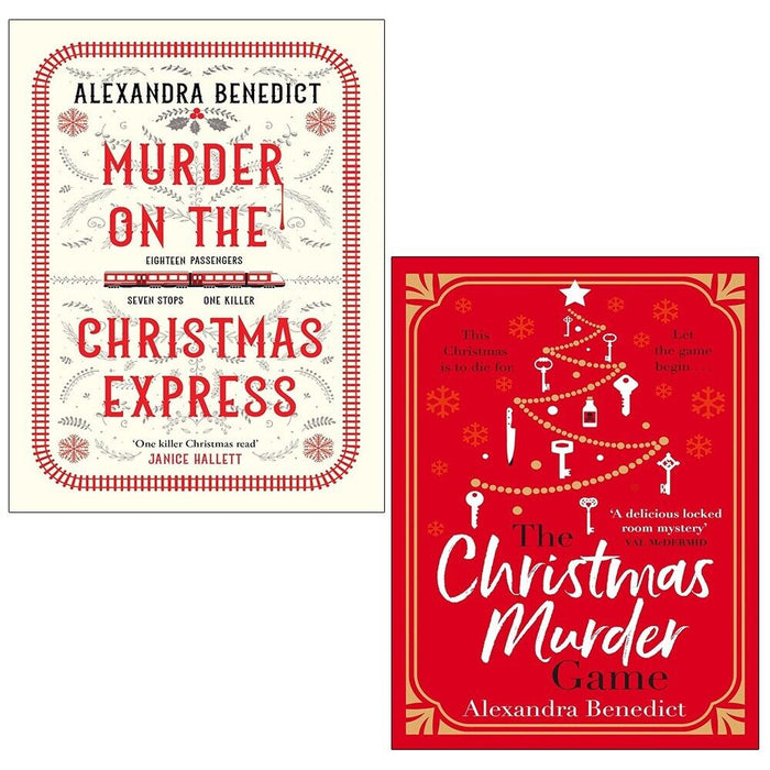 Alexandra Benedict Collection 2 Books Set Christmas Murder Game, Murder On Chris - The Book Bundle