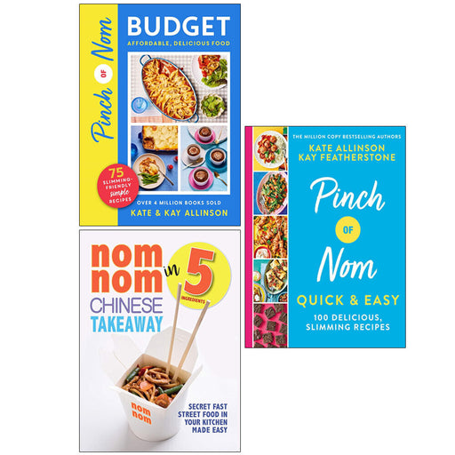 Pinch of Nom Budget, Nom Nom Chinese, Pinch of Nom Quick & Easy [HB] 3 Books set - The Book Bundle