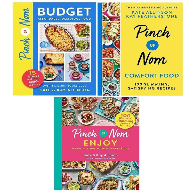 Pinch of Nom Collection 3 Books Set By Kay Featherstone & Kate Allinson - The Book Bundle