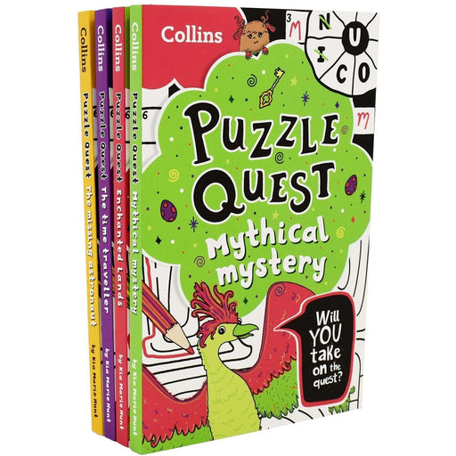 Collins Puzzle Quest 4 Books Collection Set by Kia Marie (Hunt Enchanted Land) - The Book Bundle