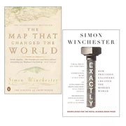 Simon Winchester Collection 2 Books Set (The Map That Changed the World, Exactly) - The Book Bundle