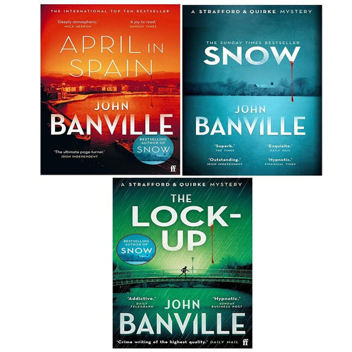 A Strafford and Quirke Mystery 3 Books Collection Set by John Banville (Snow, The Lock-Up & April in Spain) - The Book Bundle
