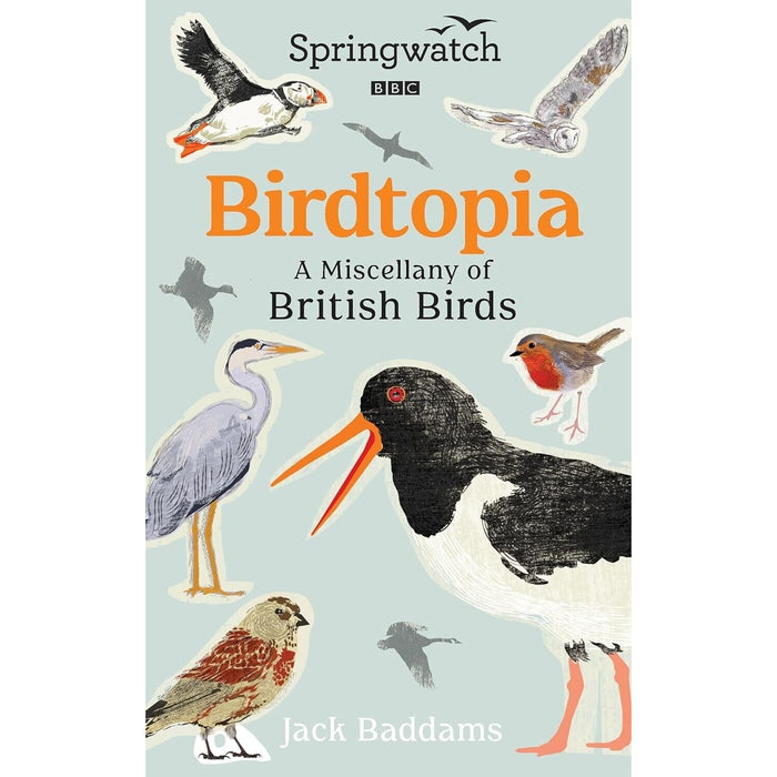 RSPB Pocket Guide to British Birds Second,Springwatch Birdtopia (HB) 2 Books Set - The Book Bundle