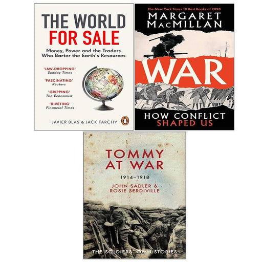 World for Sale Money, Power,War (HB),Tommy At War John Sadler(HB) 3 Books Set - The Book Bundle
