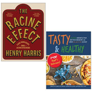 The Racine Effect 2 Books Collection Set by Henry Harris and Iota, featuring titles on tasty, healthy, non-fiction recipes.