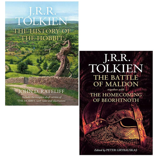 J. R. R. Tolkien 2 Books Collection Set (Battle of Maldon, History of the Hobbit) - The Book Bundle