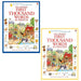 First Thousand Words Collection 2 Books Set by Heather Amery in French, English - The Book Bundle