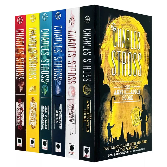 Laundry Files book Series 1-6 Books Collection Set by Charles Stross Rhesus Char - The Book Bundle