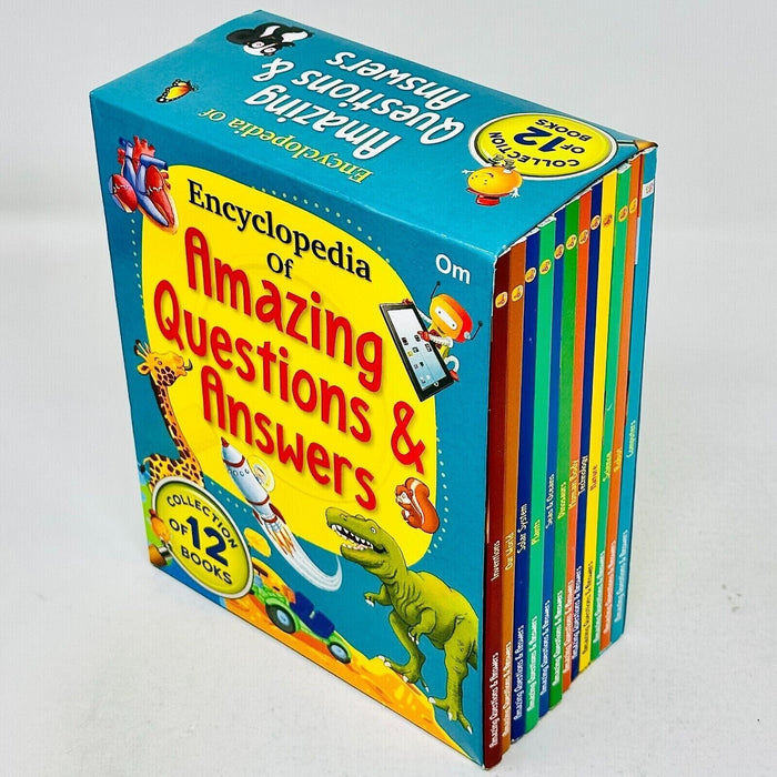 Encyclopedia of Amazing Questions & Answers 12 Books Collection Set ( Inventions, Our World, Solar System, Plants, Seas & Oceans) - The Book Bundle