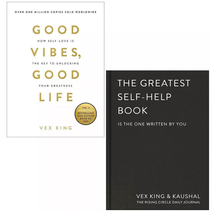 Vex King Collection Books Set Good Vibes, Good Life, Greatest Self-Help - The Book Bundle