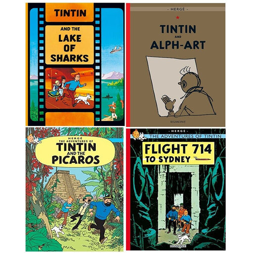 Adventures of Tintin Collection 4 Books Set by Herge Tintin and the Lake of Shar     Be the first to write a review. - The Book Bundle