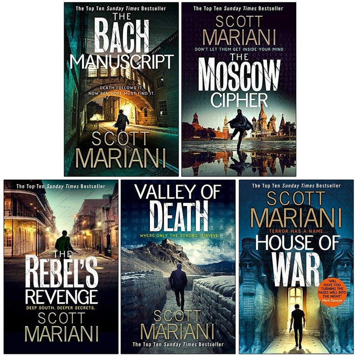 Scott Mariani Collection Ben Hope Series 4: 5 Books Collection Set Manuscript - The Book Bundle