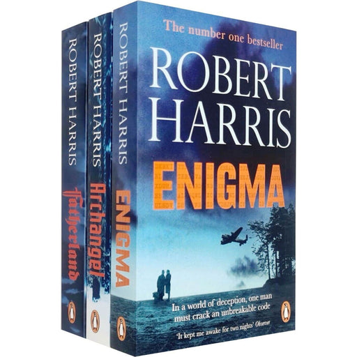 Robert Harris Collection 3 Books Set, (Enigma, Fatherland and Archangel) - The Book Bundle
