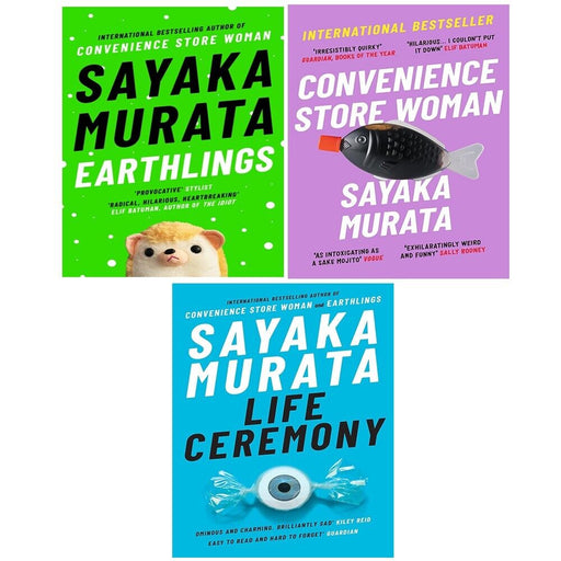 Sayaka Murata Collection 3 Books Set Life Ceremony, Earthlings,Convenience Store - The Book Bundle