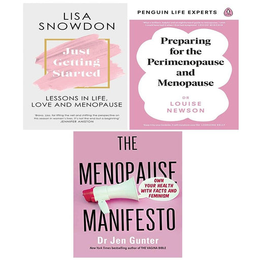 Just Getting Started,Menopause Manifesto,Preparing for Perimenopause 3 Books Set - The Book Bundle