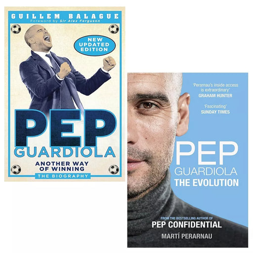 Pep Guardiola Collection 2 Books Set by (Guillem Balague,Marti Perarnau Evolution) - The Book Bundle