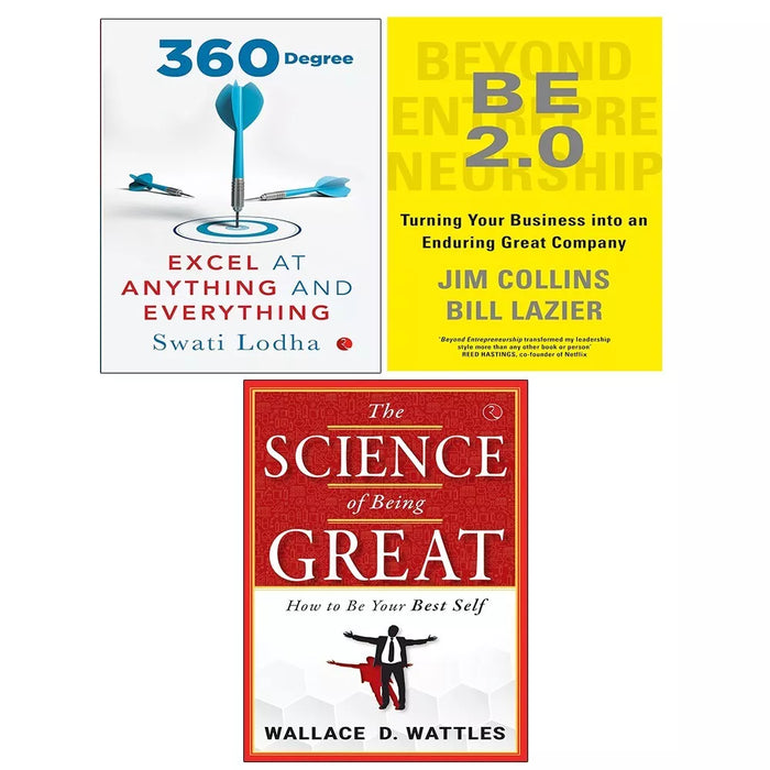 Beyond Entrepreneurship 2.0, Science of Being Great, 360 DEGREE 3 Books Collection Set - The Book Bundle