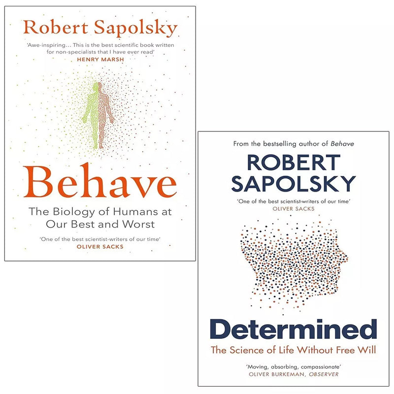 Robert M Sapolsky Collection 2 Books Set (Behave, Determined Science of Life) - The Book Bundle