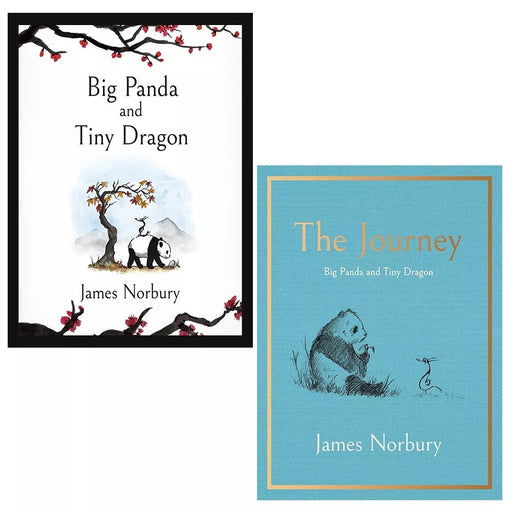 James Norbury Collection 2 Books Set Big Panda Tiny Dragon, Journey Hardcover - The Book Bundle