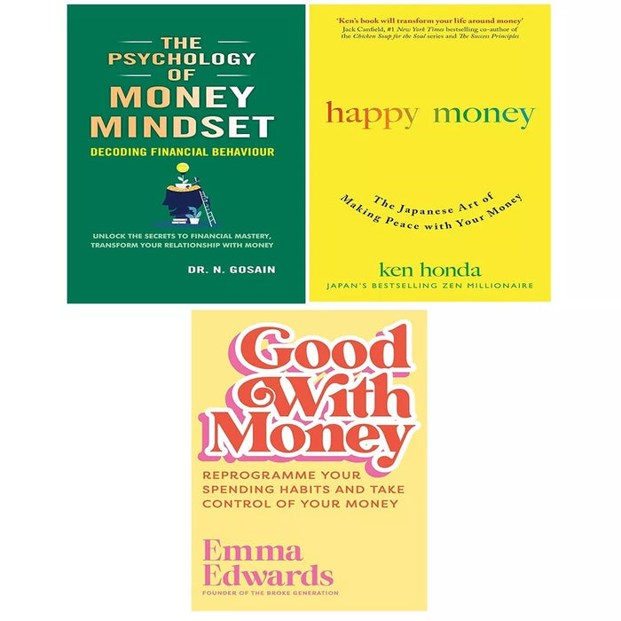 Good with Money,Psychology of Money Mindset,Happy Money 3 Books Set - The Book Bundle