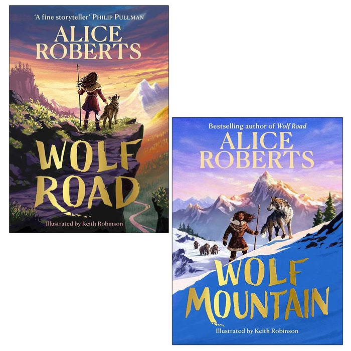 Alice Roberts Collection 2 Books Set Wolf Road, Wolf Mountain (HB) - The Book Bundle