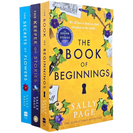 Sally Page Collection 3 Books Set Secrets of Flowers, Keeper of Stories, Keeper - The Book Bundle