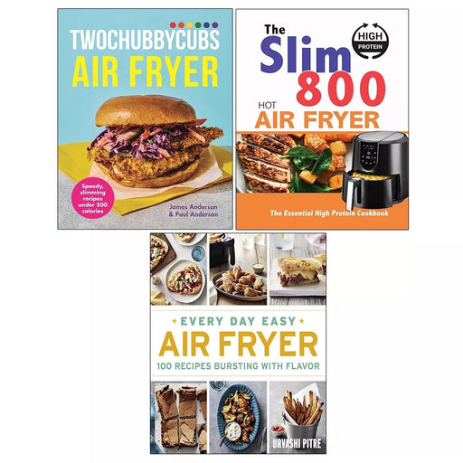 Twochubbycubs(HB), Slim 800 Hot Air Fryer, Every Day Easy Air Fryer 3 Books Set - The Book Bundle