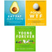 Mark Hyman Collection 3 Books Set Eat Fat Get Thin,Food WTF Should,Young Forever - The Book Bundle