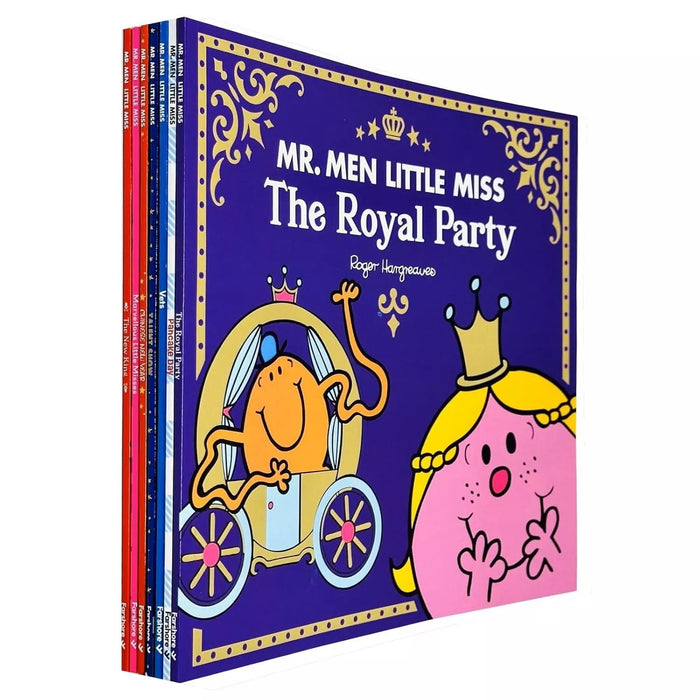 Mr. Men and Little Miss Picture Books Collection 7 Books Set (Royal Party, Pancak) - The Book Bundle