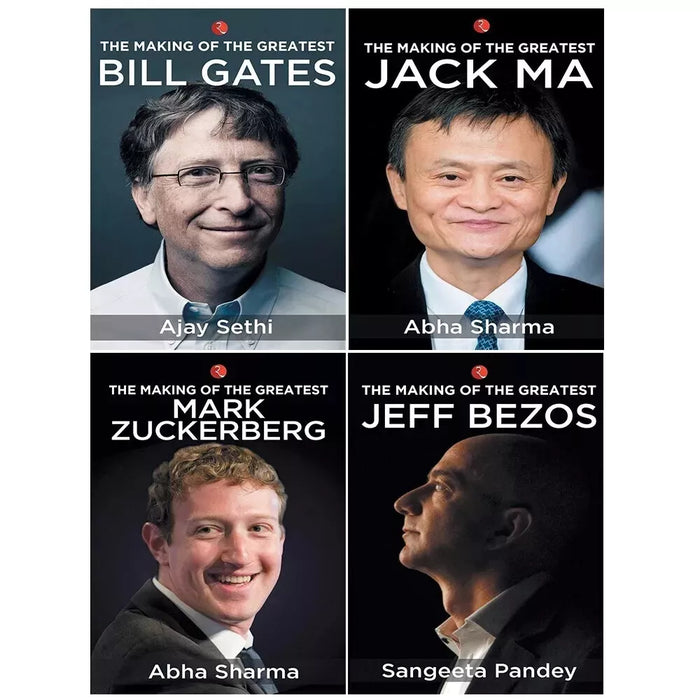 The Making of The Greatest 4 Books Collection (Jack Ma, Mark Zuckerberg, Jeff Bezos, Bill Gates) - The Book Bundle