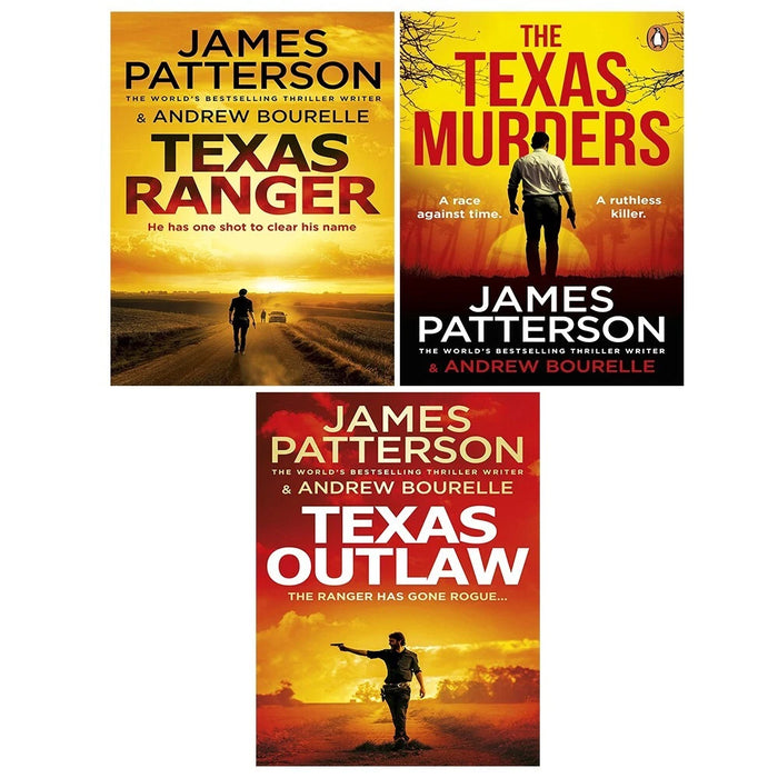 Texas Ranger Thrillers Series 3 Books Set by James Patterson (Outlaw,Murders) - The Book Bundle