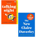 Claire Daverley Collection 2 Books Set Talking at Night, New Claire Daverley HB - The Book Bundle