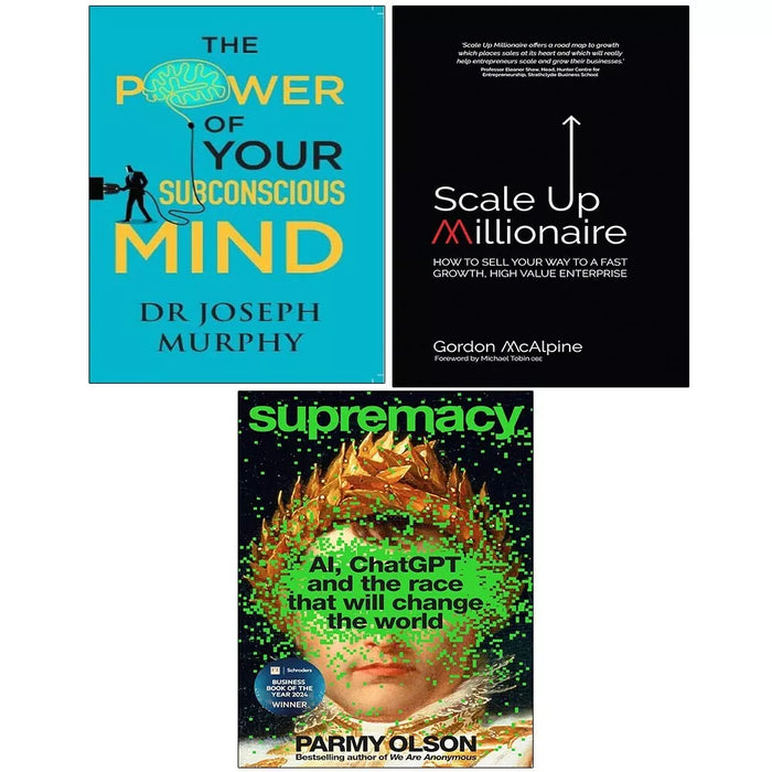 Supremacy (HB), Scale Up Millionaire, Power of Your Subconcious Mind 3 Books Set - The Book Bundle