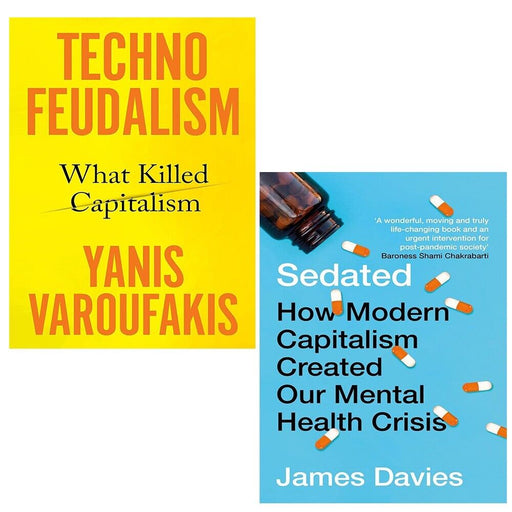 Technofeudalism Yanis Varoufakis (HB), Sedated James Davies 2 Books Set - The Book Bundle