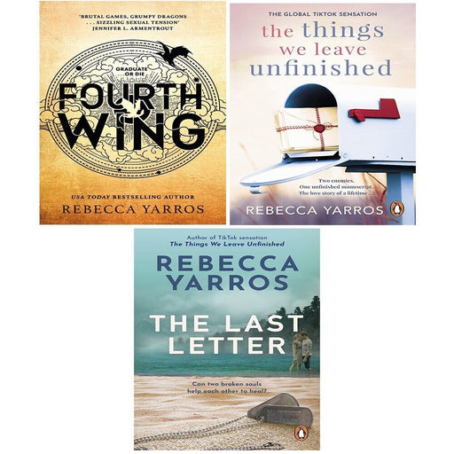 Rebecca Yarros Collection 3 Books Set (Last Letter,Things We Leave Unfinished) - The Book Bundle