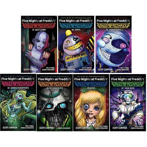 Five Nights at Freddys, Tales from the Pizzaplex Series 7 Books by Scott Cawthon - The Book Bundle