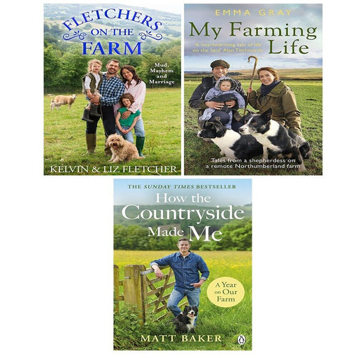 Fletchers on the Farm,A Year on Our Farm Matt Baker, My Farming Life 3 Books Set - The Book Bundle