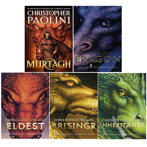 The Inheritance Cycle 5 Books Collection Set by Christopher Paolini (Murtagh,Erag) - The Book Bundle