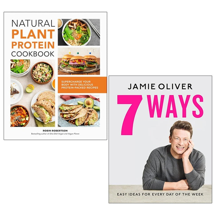 Natural Plant Protein Cookbook, 7 Ways 2 Books Collection Set - The Book Bundle