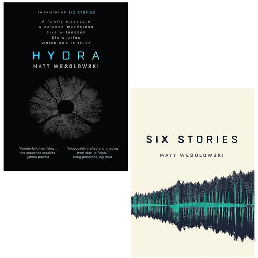 Matt Wesolowski Collection 2 Books Set Six Stories Thriller, Hydra - The Book Bundle