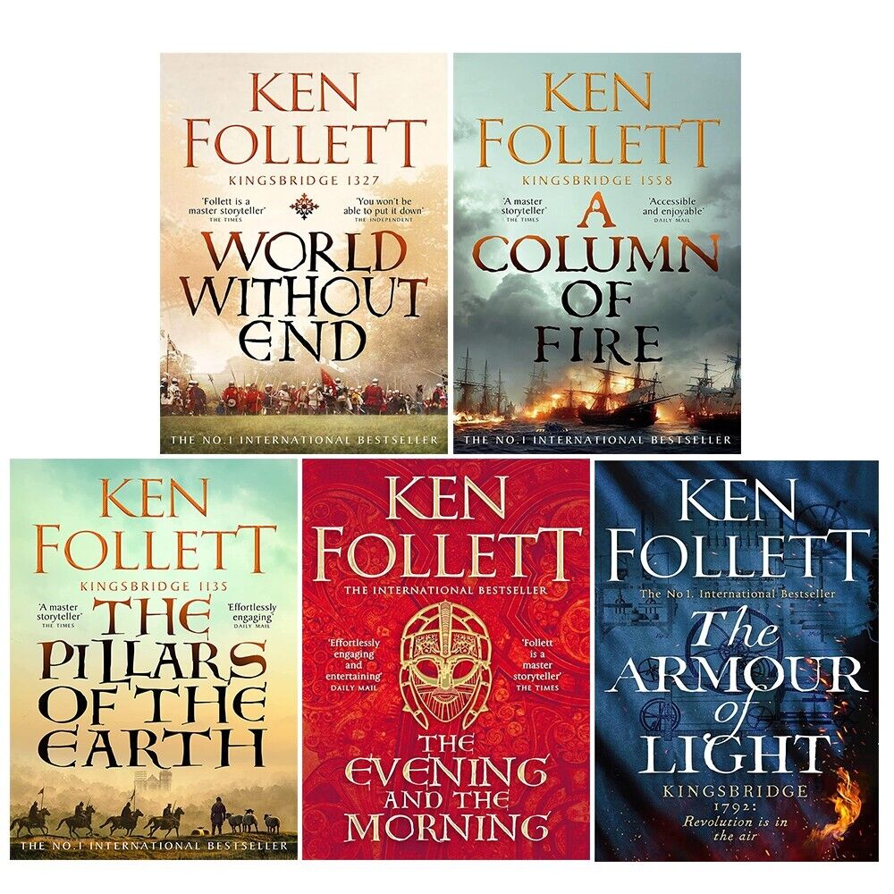 Kingsbridge Series Collection 5 Books Set by Ken Follett The Book Bundle