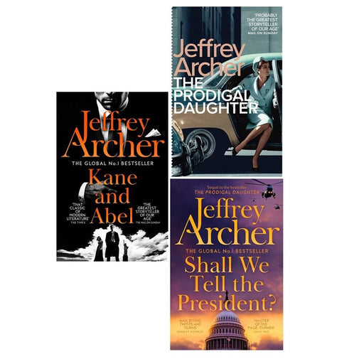 Kane and Abel series 3 Books Collection Set by Jeffrey Archer Prodigal Daughter - The Book Bundle