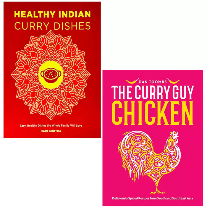 Healthy Indian Curry Dishes, Curry Guy Chicken [Hardcove] 2 Books Collection Set - The Book Bundle