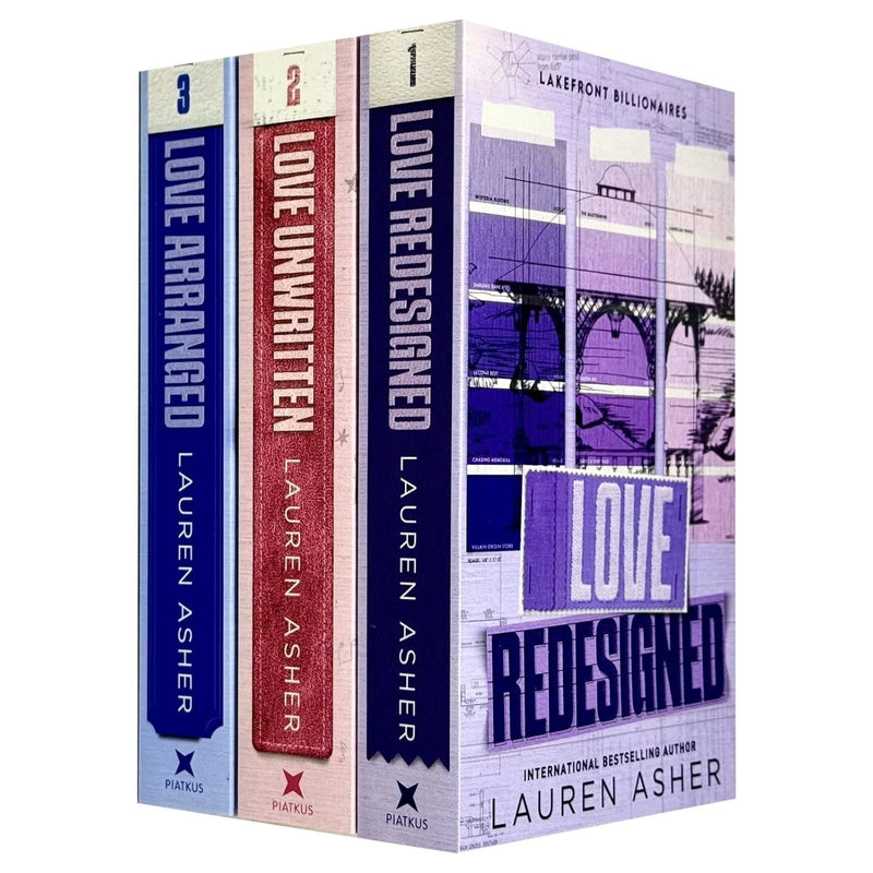 Lakefront Billionaires Series 3 Books Collection Set (Love Redesigned, Love Unwritten & Love Arranged) - The Book Bundle