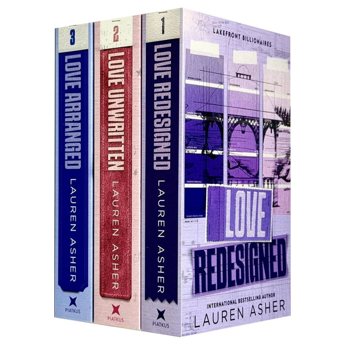 Lakefront Billionaires Series 3 Books Collection Set (Love Redesigned, Love Unwritten & Love Arranged) - The Book Bundle