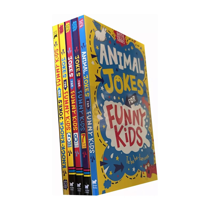 Buster Laugh-a-lot Books Collection 5 Books Set Jokes for Funny Kids - The Book Bundle