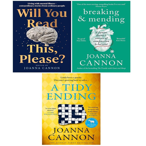 Joanna Cannon Collection 3 Books Breaking Mending,Will You Read This Please (HB) - The Book Bundle