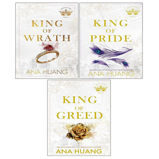 Ana Huang Kings of Sin Series 3 Books Collection Set (King of Wrath, King of Pride, King of Greed) - The Book Bundle