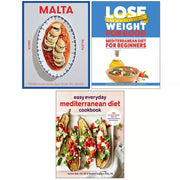 Malta Flavours,Easy Everyday Mediterranean Diet,Lose Weight For Good 3 Books Set - The Book Bundle