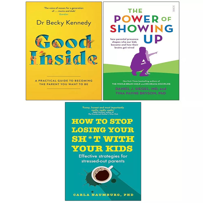 Good Inside, Power of Showing Up, How to Stop Losing Your Sh t Your Kids 3 Books Set - The Book Bundle